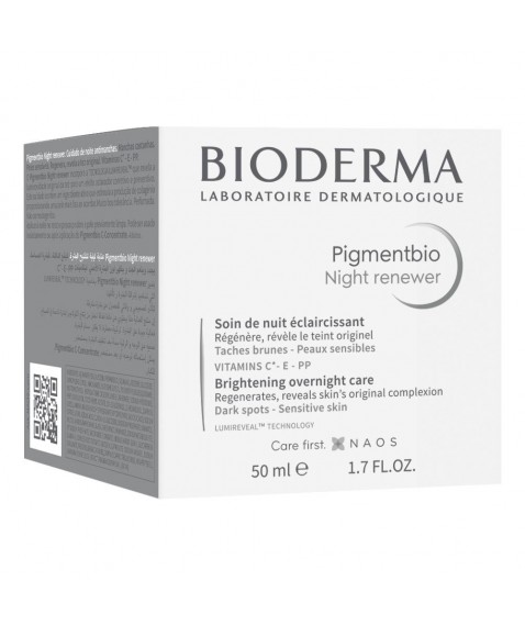 Bioderma Pigmentbio Night Renewer 50 ml - Trattamento schiarente notte 