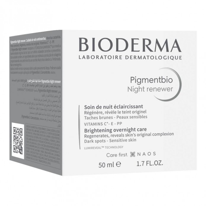 Bioderma Pigmentbio Night Renewer 50 ml - Trattamento schiarente notte 