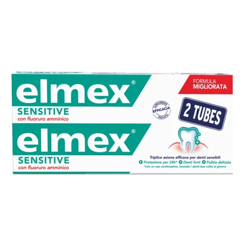 ELMEX SENSITIVE DENTIFRICIO CONFEZIONE 2x75 ML