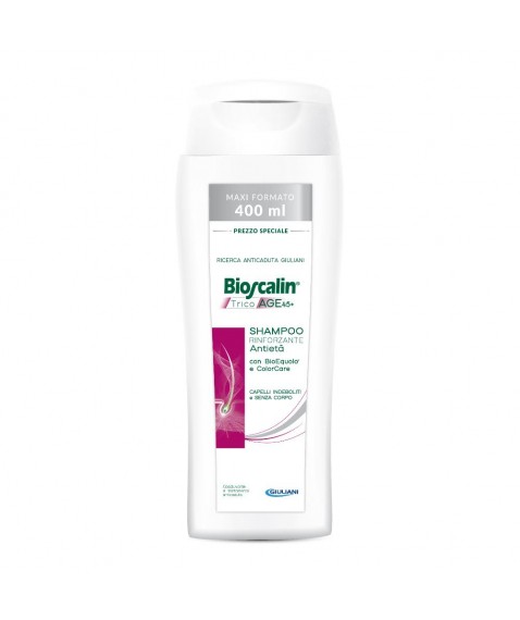 Bioscalin Tricoage45+ Shampoo Rinforzante Antietà - Ideale Per Capelli Assottigliati E Diradati 400 ml