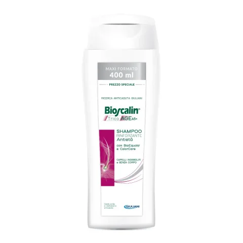 Bioscalin Tricoage45+ Shampoo Rinforzante Antiet&agrave; - Ideale Per Capelli Assottigliati E Diradati 400 ml