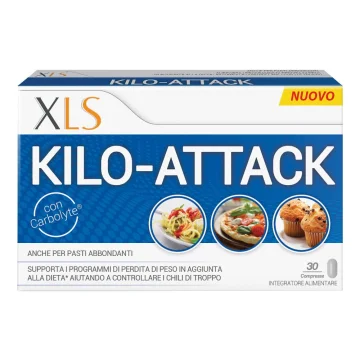 XLS Kilo Attack 30 Compresse integratore per la perdita di peso XLS Kilo Attack 30 Compresse integratore per la perdita di peso