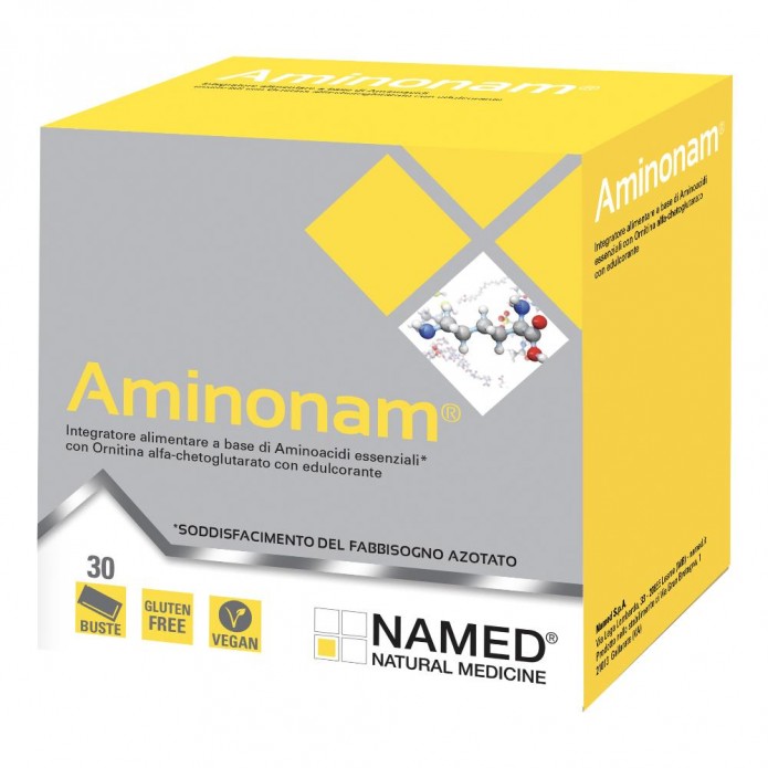 Aminonam 30 bustine - Integratore per detossificazione da ammoniaca e la riduzione della fatica