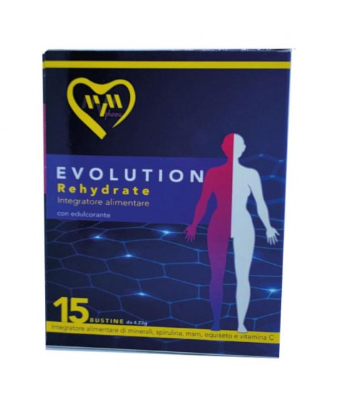 Evolution Rehydrate 15 Bustine Gusto Limone - Integratore alimentare per chi pratica sport