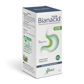 NeoBianacid 70 Compresse Masticabili - Trattamento dell'acidit&agrave; gastrica