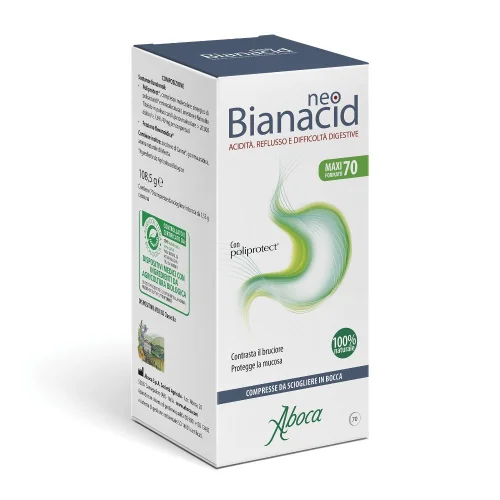 NeoBianacid 70 Compresse Masticabili - Trattamento dell'acidit&agrave; gastrica