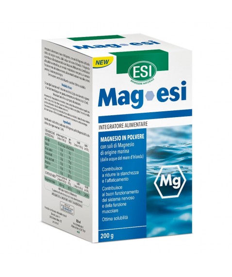 Esi Mag-Esi Integratore di Magnesio in Polvere 200 gr