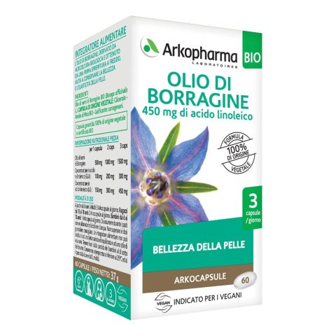 ARKOCAPSULE OLIO BORRAG 60CP BIO ARKOCAPSULE OLIO BORRAG 60CP BIO