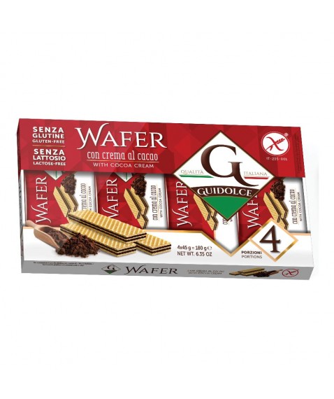 GUIDOLCE Wafer Cacao 4x45g