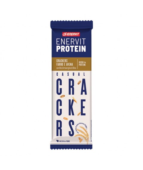 ENERVIT PROTEIN CRACKERS FARRO AVENA 7 MINIPACK DA 24 GR