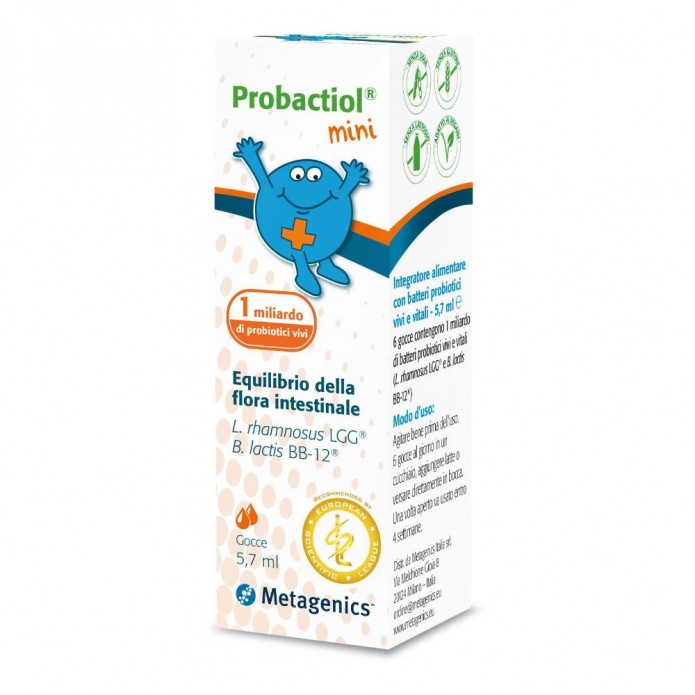 Probactiol Mini gocce 21 porzioni Integratore di fermenti lattici