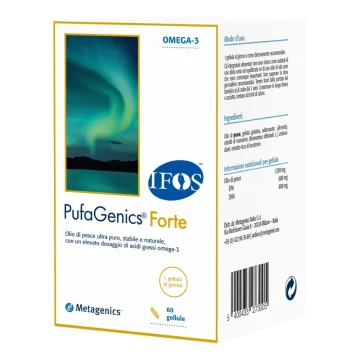 Pufagenics Forte 60 capsule Integratore di Omega 3 per il benessere dei vasi sanguigni Pufagenics Forte 60 capsule Integratore di Omega 3 per il benessere dei vasi sanguigni