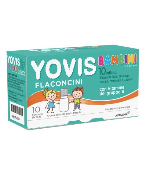 YOVIS FERMENTI LATTICI PER BIMBI GUSTO FRAGOLA 10FLX10ML