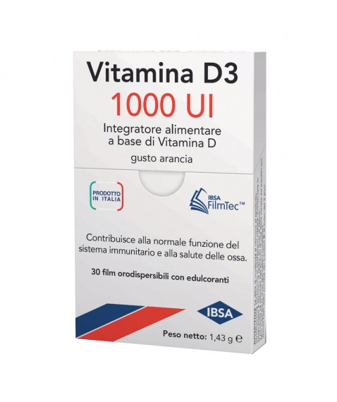 Vitamina D3 Ibsa 1000ui 30film