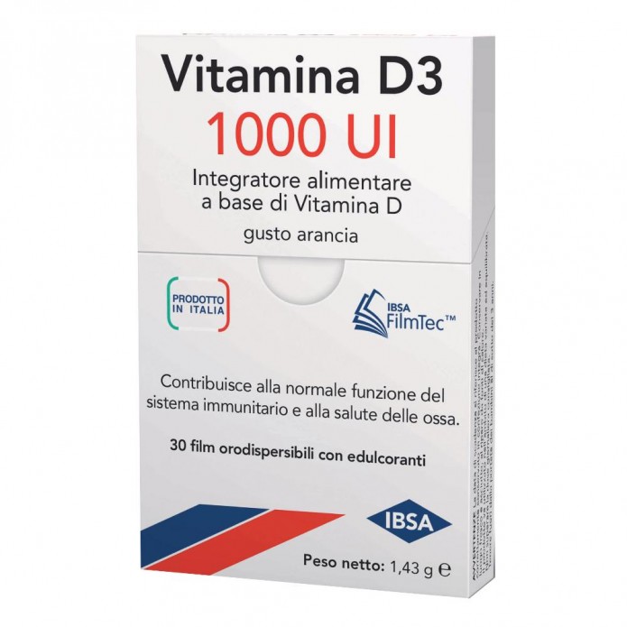 Vitamina D3 Ibsa 1000ui 30film