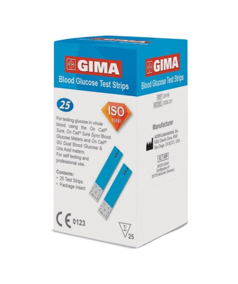 GIMA Strisce Glicemia 25pz