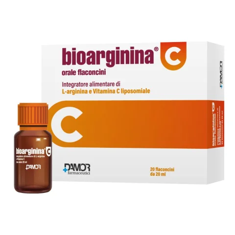 Bioarginina C 20 Flaconcini - Integratore per il sistema immunitario Bioarginina C 20 Flaconcini - Integratore per il sistema immunitario