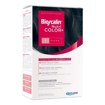 Bioscalin Nutri Color+ Colorazione Capelli Permanente 1 Nero