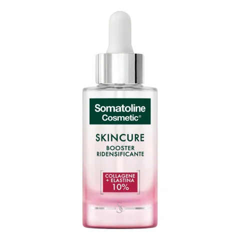 Somatoline Cosmetic Skin Cure Booster Ridensificante 30 ml - Trattamento concentrato a base di collagene ed elastina 10%