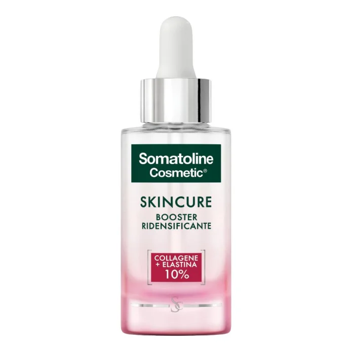 Somatoline Cosmetic Skin Cure Booster Ridensificante 30 ml - Trattamento concentrato a base di collagene ed elastina 10%