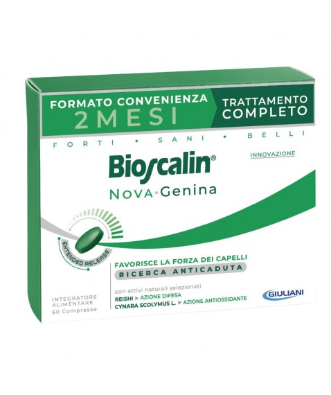 Bioscalin Nova Genina 60 compresse Integratore alimentare per capelli deboli uomo e donna 