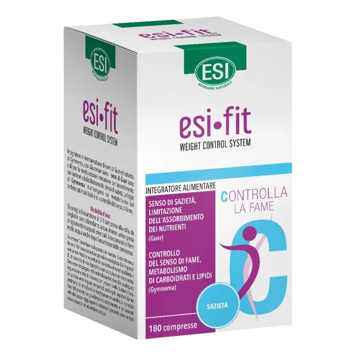 Esi Fit Saziet&agrave; Controlla La Fame 180 Compresse - Integratore per il metabolismo