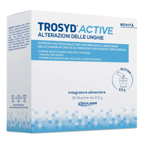 Trosyd Active trattamento contro l'alterazione delle unghie 30 bustine Trosyd Active trattamento contro l'alterazione delle unghie 30 bustine