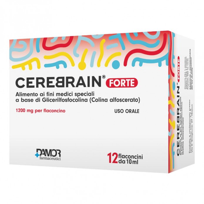 Cerebrain Forte 12 Flaconcini da 10 ml - Integratore per la funzione cognitiva