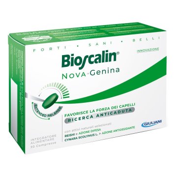 Bioscalin Nova Genina - Integratore per capelli deboli uomo e donna 30 compresse