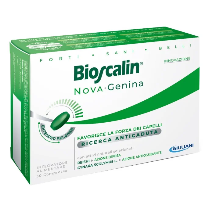 Bioscalin Nova Genina - Integratore per capelli deboli uomo e donna 30 compresse