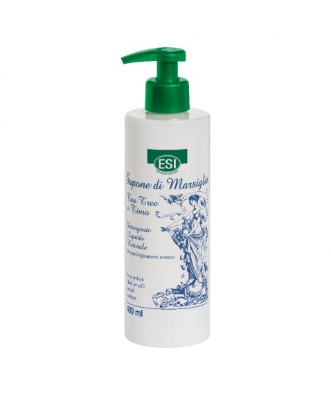 Esi Sapone di Marsiglia Liquido Tea Tree e Timo 400 ml