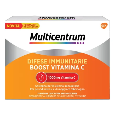 Multicentrum Difese Immunitarie Boost Vitamina C 28 Bustine