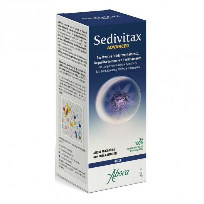 Sedivitax Advanced Gocce 75ml Integratore per favorire il sonno