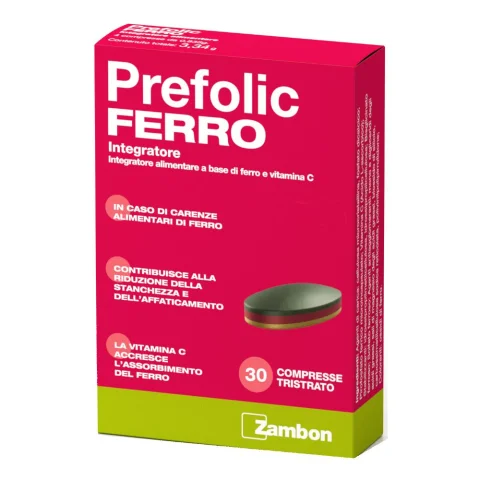 Prefolic Ferro 30cpr - Scadenza novembre 2025