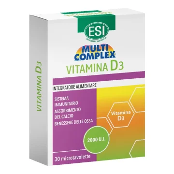 Esi Multicomplex Vitamina D3 30 Microtavolette - Per il sistema immunitario