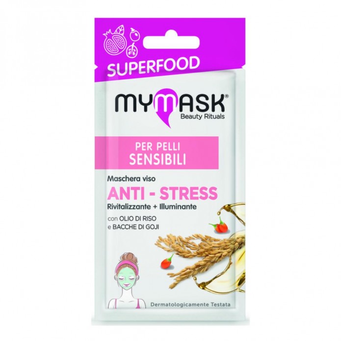 MYMASK MASC ANTI-STRESS S/FOOD 8 M