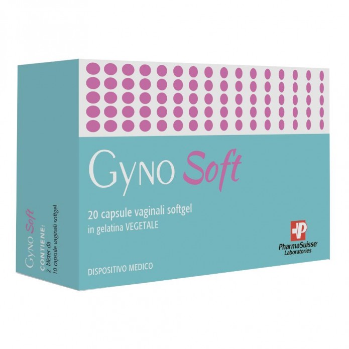 Gyno Soft 20 Capsule Vaginali Softgel - Aiuto nella prevenzione e nel trattamento della secchezza vaginale