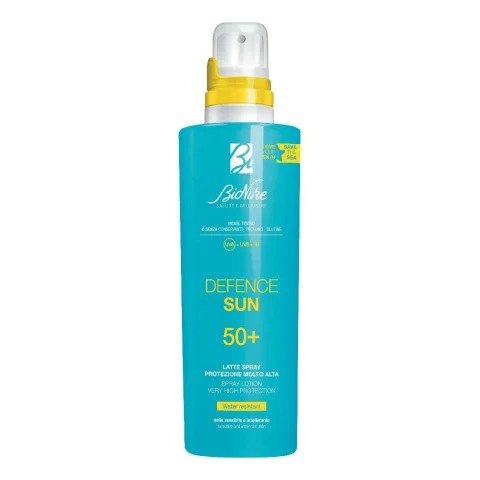 BioNike Defence Sun Latte Solare Spray Spf50+ Protezione molto alta 200 ml BioNike Defence Sun Latte Solare Spray Spf50+ Protezione molto alta 200 ml