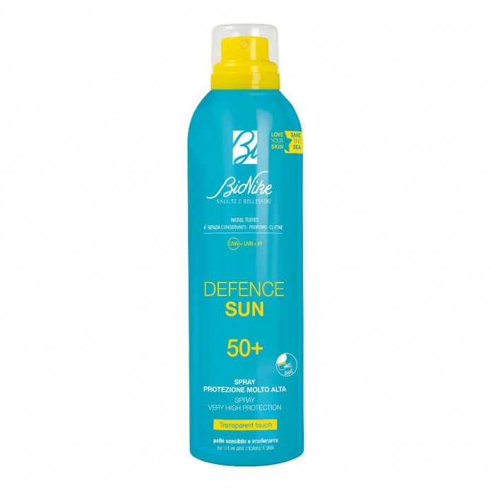 BioNike Defence Sun Spray Trasparente Spf50+ Protezione molto alta 200 ml