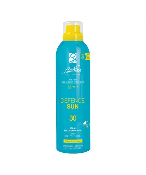 BioNike Defence Sun Spray Trasparente Spf30 Protezione Alta 200 ml