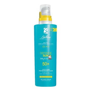 BioNike Defence Sun Baby&Kid Latte Fluido Bambini SPF 50+ Protezione Molto Alta 200 ml