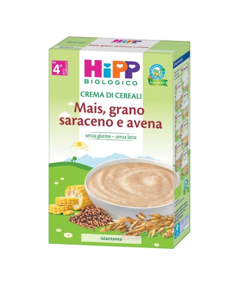 HIPP BIO CREMA MAIS/GRANO/AVEN