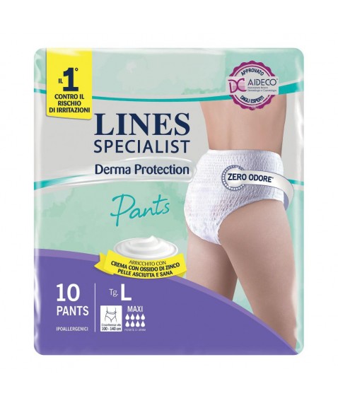 LINES SP DERM Pants Mx L 10pz