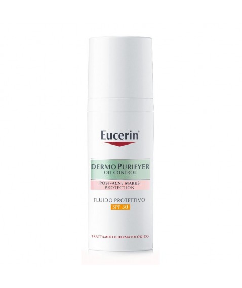 Eucerin DermoPurifyer Fluido Protettivo SPF30 50 ml - Per pelle impura a tendenza acneica con macchie post-acne