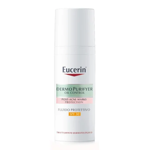 Eucerin DermoPurifyer Fluido Protettivo SPF30 50 ml - Per pelle impura a tendenza acneica con macchie post-acne Eucerin DermoPurifyer Fluido Protettivo SPF30 50 ml - Per pelle impura a tendenza acneica con macchie post-acne