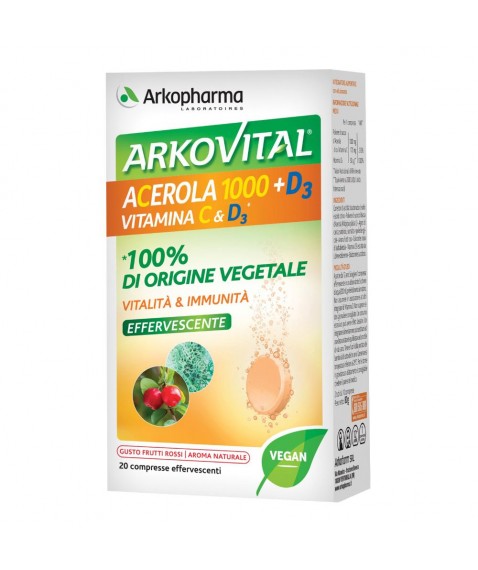 ARKOVITAL Acerola+D3 20Cpr Eff