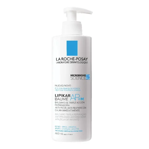La Roche Posay Lipikar Baume AP+M Light 400 ml Crema corpo relipidante tripla riparazione consistenza leggera