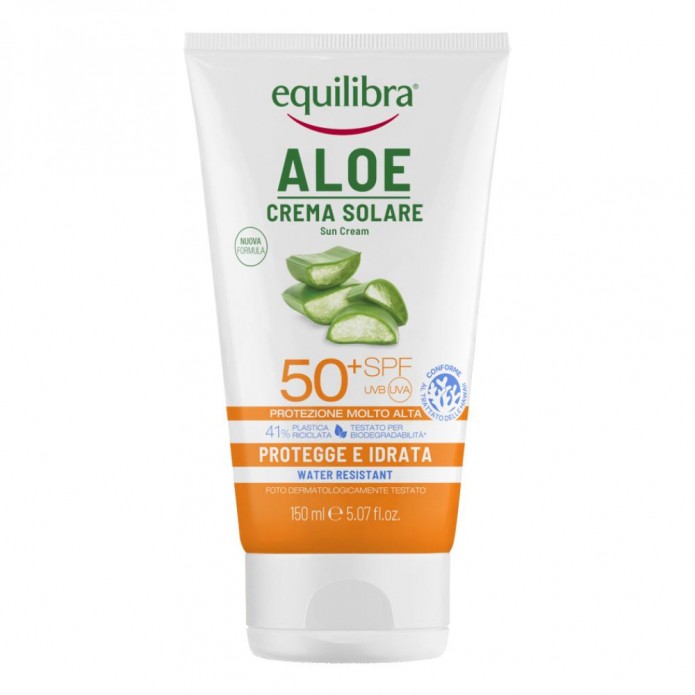 EQUILIBRA SUN ALOE F50+ TUBO 150 ML