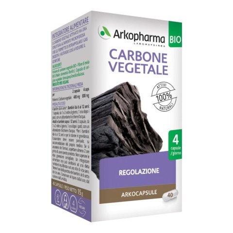 ARKOCAPSULE Carbone Veg.40 Cps ARKOCAPSULE Carbone Veg.40 Cps