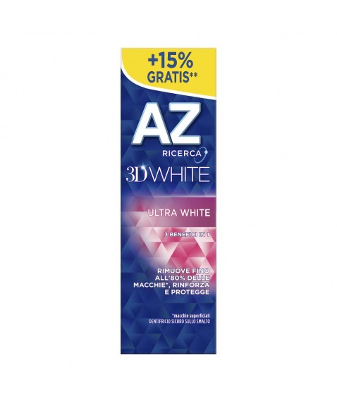 AZ 3D Dentifricio Ultra White 65 ML